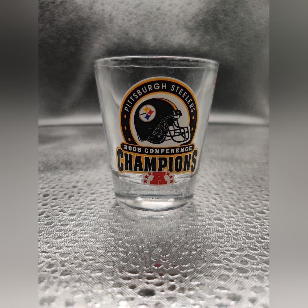Steelers 2005 Conference Champions Shot Glass